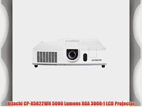 Hitachi CP-X5022WN 5000 Lumens XGA 3000:1 LCD Projector