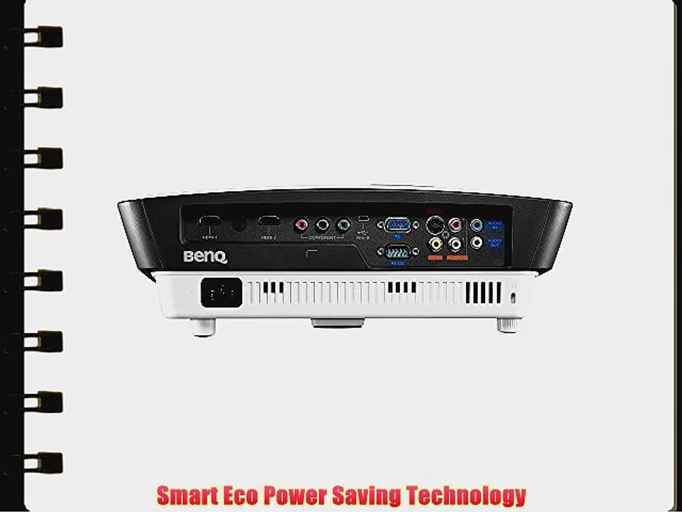 BenQ W770ST Short Throw 3D 720p HD DLP Home Theater Projector (White)