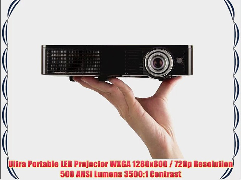 ViewSonic PLED-W500 80-Inch 720p Front Projector (Black)