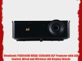 ViewSonic PJD6544W WXGA 1280x800 DLP Projector with LAN Control Wired and Wireless LAN Display