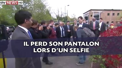 Il perd son pantalon lors d'un selfie avec le vice Premier ministre