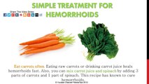 Hemorrhoids Home Treatment - Relief Recipes