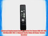 Universal Replacement Remote Control For Denon AVR-687 AVR-1507BLA AVR-790 7.1-Channel Audio