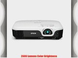 Epson VS210 Projector (Portable SVGA 3LCD 2600 lumens color brightness 2600 lumens white brightness