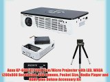 Aaxa KP-600-01 P300 Pico/Micro Projector with LED WXGA 1280x800 Resolution 300 Lumens Pocket