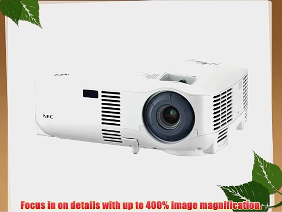 NEC VT695 XGA (1024 x 768) LCD Multimedia Projector 2500 ANSI Lumens 6.4 lb (2.9 kg)