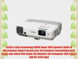Epson V11H383020 PowerLite 95 XGA 3LCD Projector 2600 ANSI Lumens