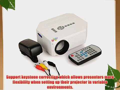 Amoker UC30 100 150 Lumens Hdmi Portable Mini LED Projector Home Cinema Theater Av/vga/usb/sd/micro