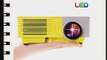 EUG 500D  Mini Portable LCD LED Home Cinema Theater Projector HD Support 1080p With USB SD
