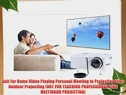 Aketek? Mini Multimedia LCD Image System Home LED Digital Projector 60 Cinema Theater PC Laptop