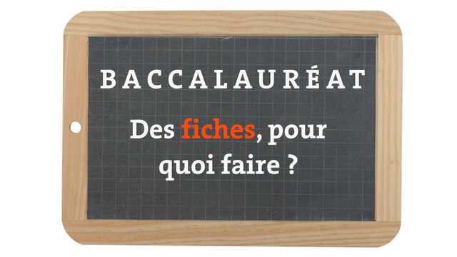 Baccalauréat : comment préparer ses fiches de révisions ?
