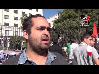 مسيرة إلى جامعة الدول العربية لتأييد غزة