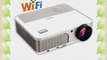 EUG X760 (A) LCD HD Wireless Android4.2 Wifi Multimedia HDMI LED Video Projector Support 1080p