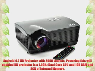 Multimedia HD 1080P LED Projector for Home Cinema by The Emperor of Gadgets? - Supports Laptop