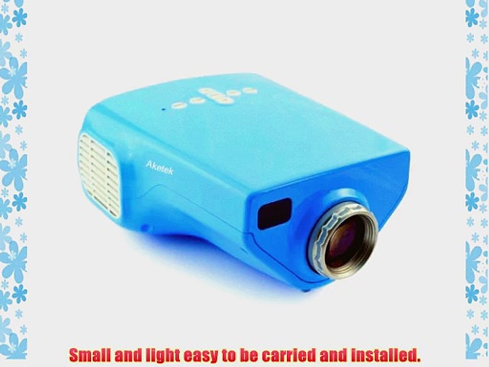 Aketek? HDMI Multimedia Portable Aketek HD LED LCD Projector Cinema Theater with Music Photos