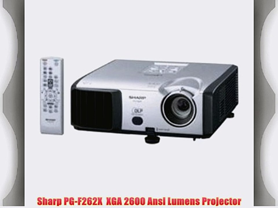 Sharp PG-F262X  XGA 2600 Ansi Lumens Projector