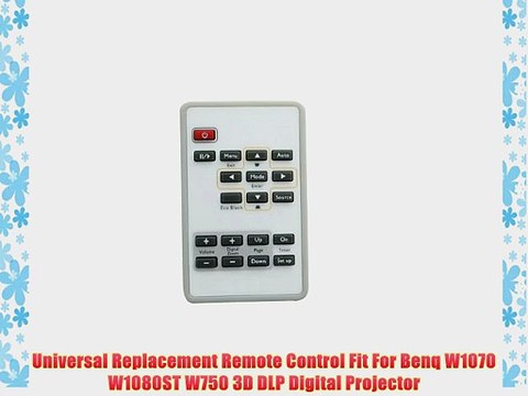 Universal Replacement Remote Control Fit For Benq W1070 W1080ST W750 3D DLP Digital Projector