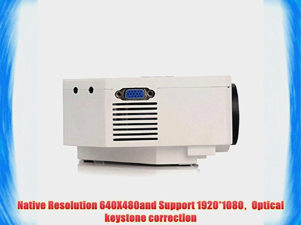 Tonsee(TM) Good Quality 1200lumens 1080P HD Hom...