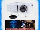 Aketek Mini Multimedia LCD Image System Home LED Digital Projector 60 Cinema Theater PC Laptop