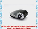 Aketek Newest K10 LCD Home Theater Cinema Projector LED Multimedia Portable Video Pico Micro
