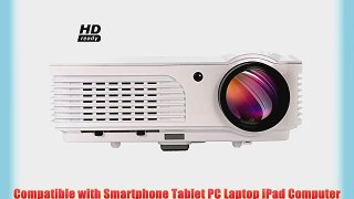 EUG 5 TFT 1080p Video Projector 1280*720 2800 Lumens Hd Home Theater Multimedia LCD Projector