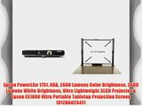 Epson PowerLite 1751 XGA 2600 Lumens Color Brightness 2600 Lumens White Brightness Ultra Lightweight