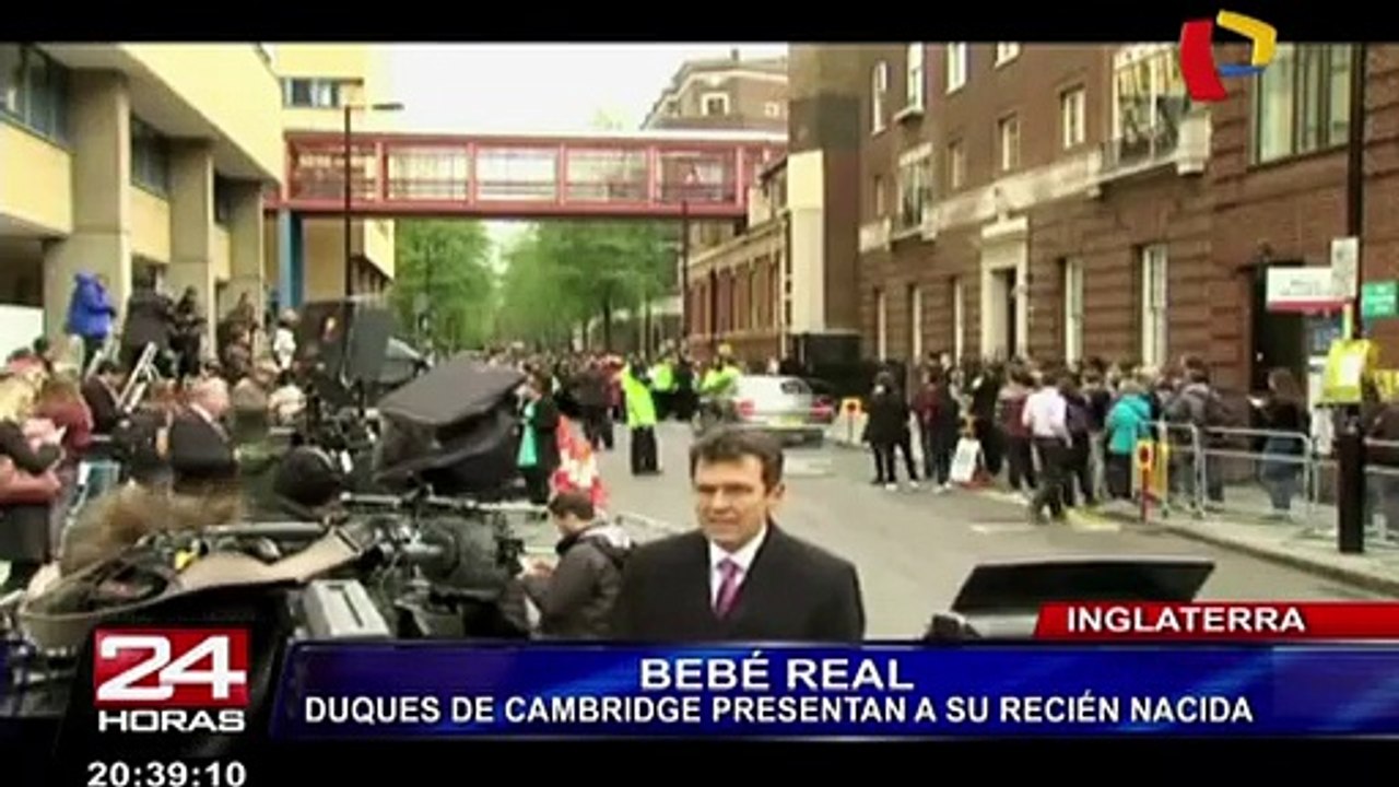 Inglaterra: Duques de Cambridge presentaron a s...