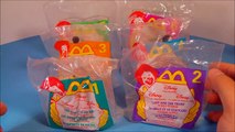 1998 McDONALD'S DISNEY'S VIDEO FAVORITES SET OF 6 HAPPY MEAL TOY REVIEW
