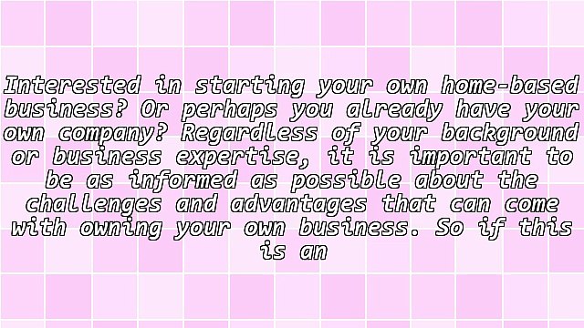 Home Business Tips That Are Easy To Understand