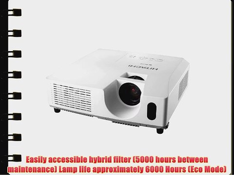 Hitachi CP-X2511 2700 ANSI Lumens 16 Watt Projector (White)