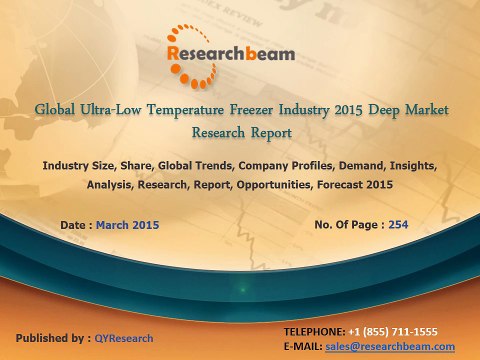 Global Ultra-Low Temperature Freezer Industry Growth, Analysis, Size, Share, Forecast 2015