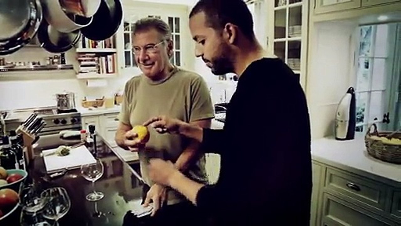 David Blaine joue un tour de magie à Harrison Ford