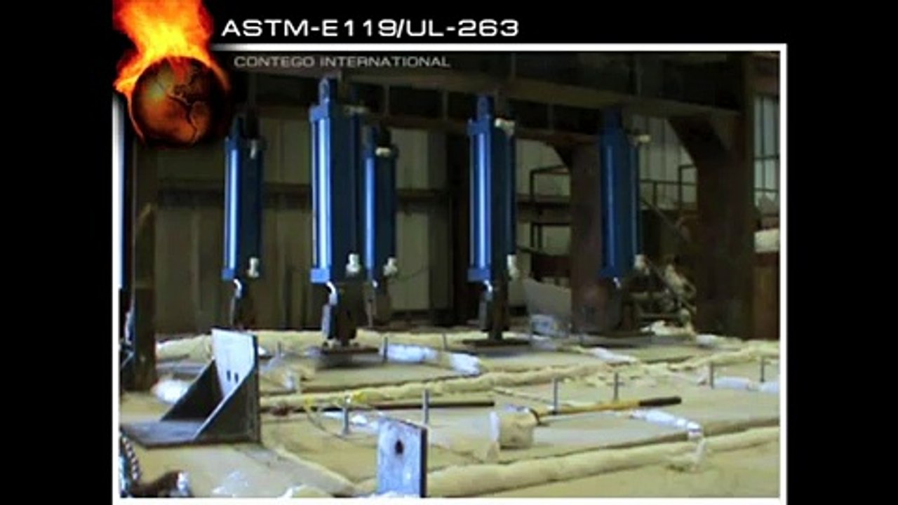 ASTM-E119/UL-263: Full Scale Fire Resistance Test for Steel Beams and ...