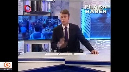 Flash Haber spikeri yumruk atan polislere meydan okudu