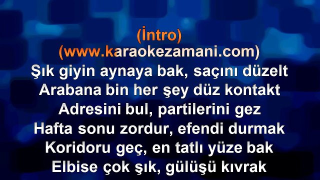 Eylem & Mansur Ark - Efendi - (Kaan Gökman & Serdar Şenel) - (2012) - TÜRKÇE KARAOKE