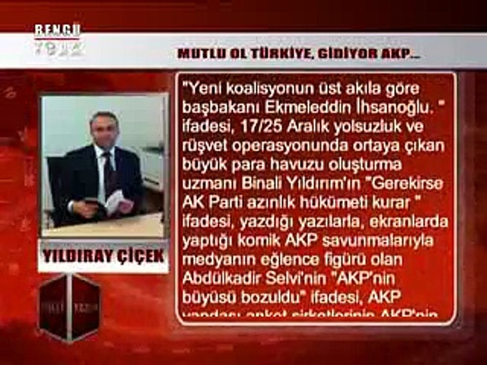 KÖŞELİ YAZILAR - YILDIRAY ÇİÇEK 04.05.2015