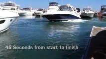 Speed Docking a twin Engine Boat