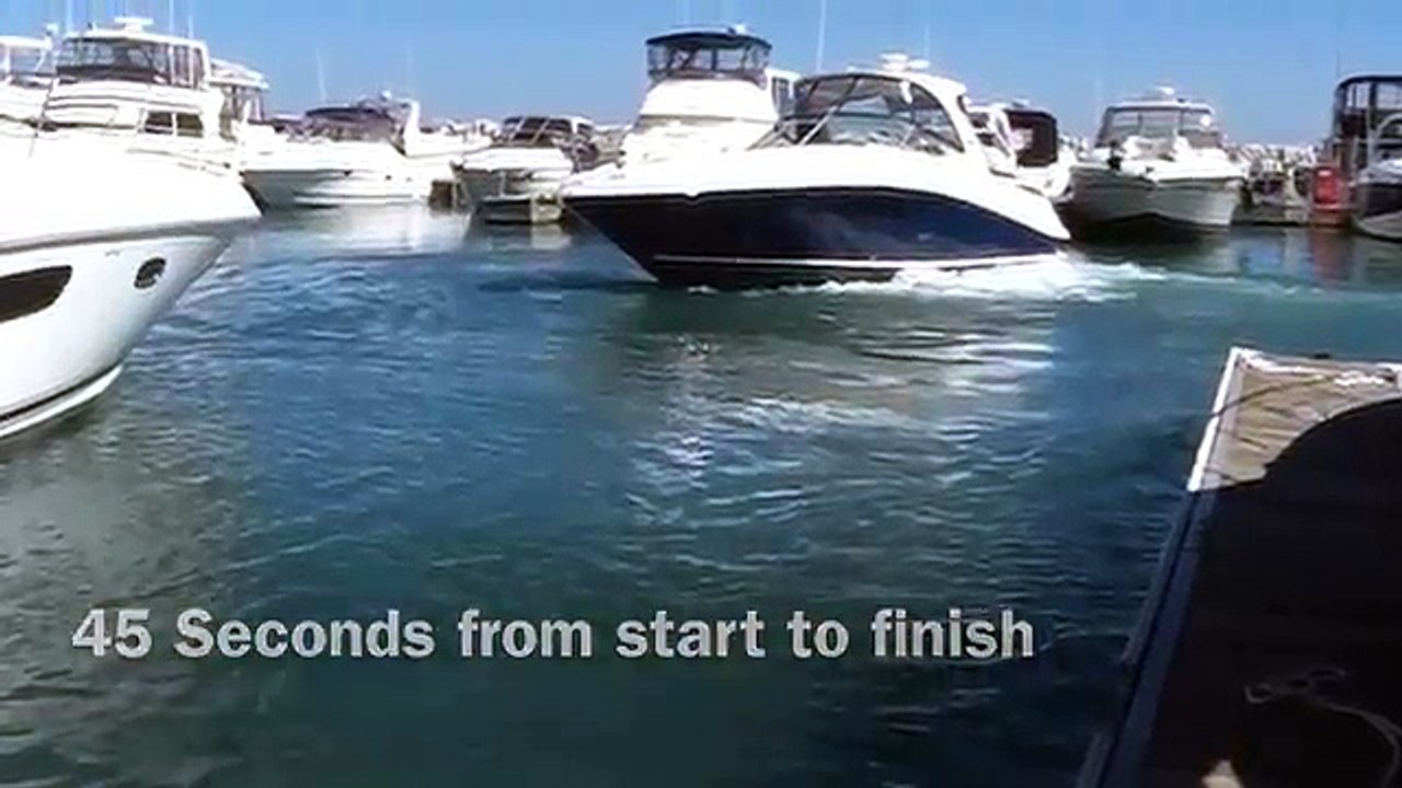 Speed Docking a twin Engine Boat