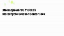 XtremepowerUS 1100Lbs Motorcycle Scissor Center Jack