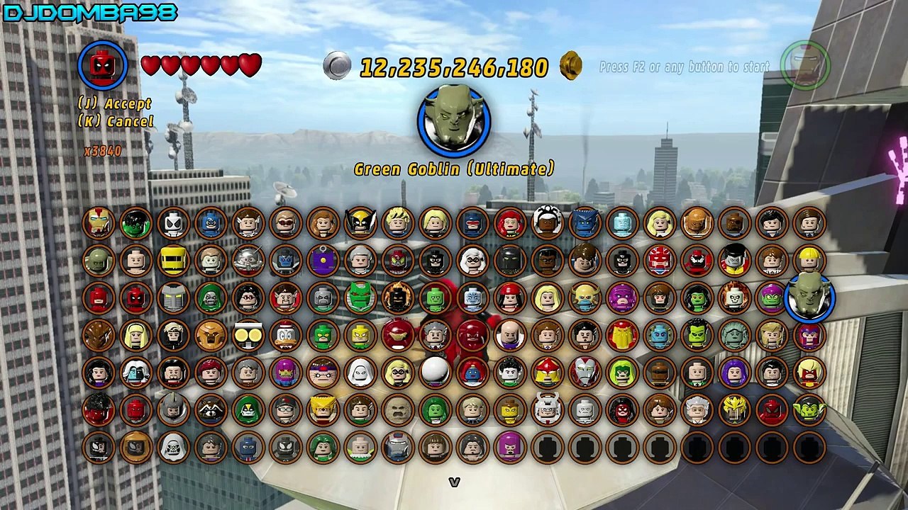 LEGO Marvel Super Heroes - All Characters Unlocked - video Dailymotion