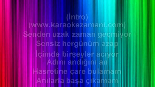 Eyüp Duman - Yasaksın Bana - 2009 - TÜRKÇE KARAOKE