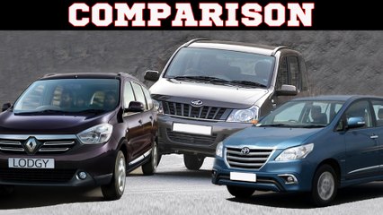 Renault Lodgy vs Toyota Innova vs Mahindra Xylo: Comparison