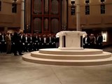 Notre Dame University Glee Club Sings Victory March