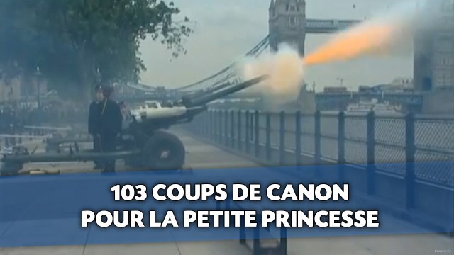 Royal Baby: 103 coups de canon pour la petite princesse