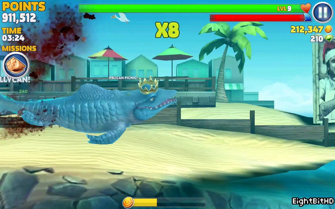 MR. SNAPPY (MOSASAURUS SHARK) Hungry Shark Evolution
