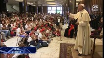 Papa Francesco incontra i bimbi di Napoli