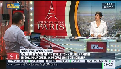 Métiers d'art, Métiers de luxe: Ebéniste contemporain, Mathieu Esclassan – 04/05