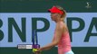 HD Maria Sharapova vs Yanina Wickmayer Amazing Point Indian Wells 2015