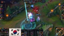 SKT T1 Faker Veigar Mid Lane -  KR LOL Highlights