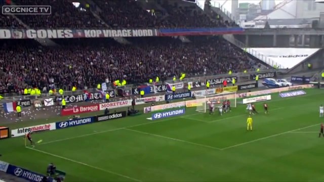 Lyon 1-2 Nice le retourne acrobatique de Carlos Eduardo